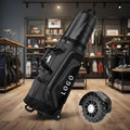 Custom Black Nylon & ABS Golf Travel Bag | Hard Case with Wheels | Durable Golf Transport Cover