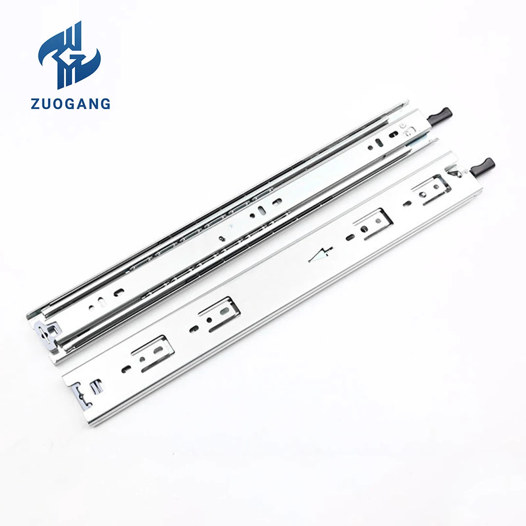 ZUO GANG Heavy-Duty Sliding Band Locking Expansion Platform Ball Bearing Car Mounted Kitchen Storage Kit 120kg Slide Rail