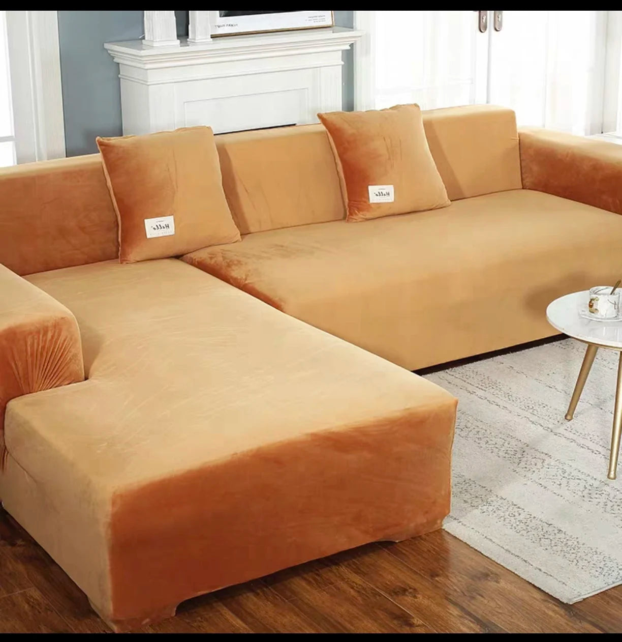 New Fashion Luxury Quality Velvet I-Shape Sofa Cover for 3 Seats Home Decoration Slipcover Cushion Stretch Cover