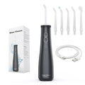 Baolijie Portable Ipx7 Waterproof Black Cordless Usb Rechargeable Electric Teeth Cleaning Dental Water Flosser Floss Jet