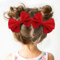 Baby Girls Waffle Bow Hair Clips Handmade Hairpin Boutique Kids Head Wear Accessories Children Hair Bows