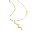 Custom Wholesale Punk Snake Design Pendant Men Women Neck Jewelry Fashion Statement Necklace