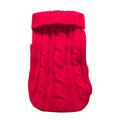 Luxury Knitted Pet Winter Weaning Clothes for Small Medium Dogs Chihuahua Puppy Sweater Pure Color Sweater