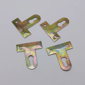 41*37mm Metal Iron T-shaped Colorful Gold Brass-plated Photo Picture Frame Hanger Wall Hook Box