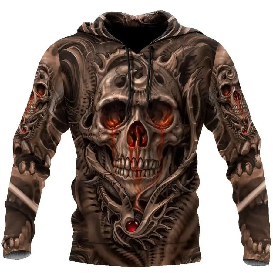 Fitspi 3d Printed Men's Hoodie Tops Fashion Unisex Sweatshirt Spring Autumn Hip Hop Oversized Casual Pullover