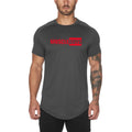 Custom Logo New Arrival Gym Sports Fashion O-neck Printed Mens Mesh Fitness Summer Tight Short Sleeve T-shirt