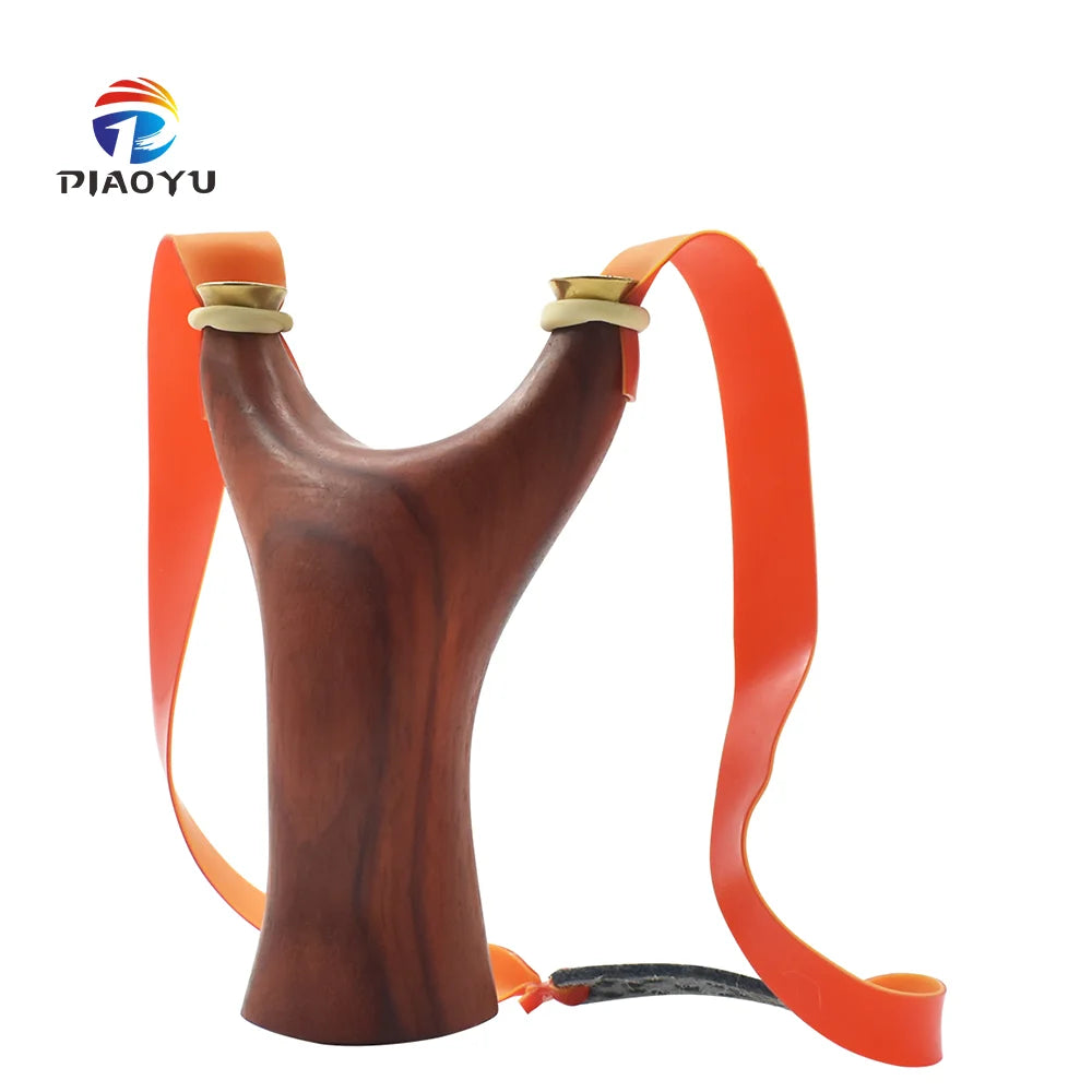 PIAO YU New Wooden Slingshot Red Pear Copper Head Shooting Slingshot Outdoor Light Luxury Hunting Activities