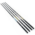Wholesale Price 12MM Tip 57" Pool Cue 2-pc Center Jointed Carbon Graphite Black Billiard Cue Stick