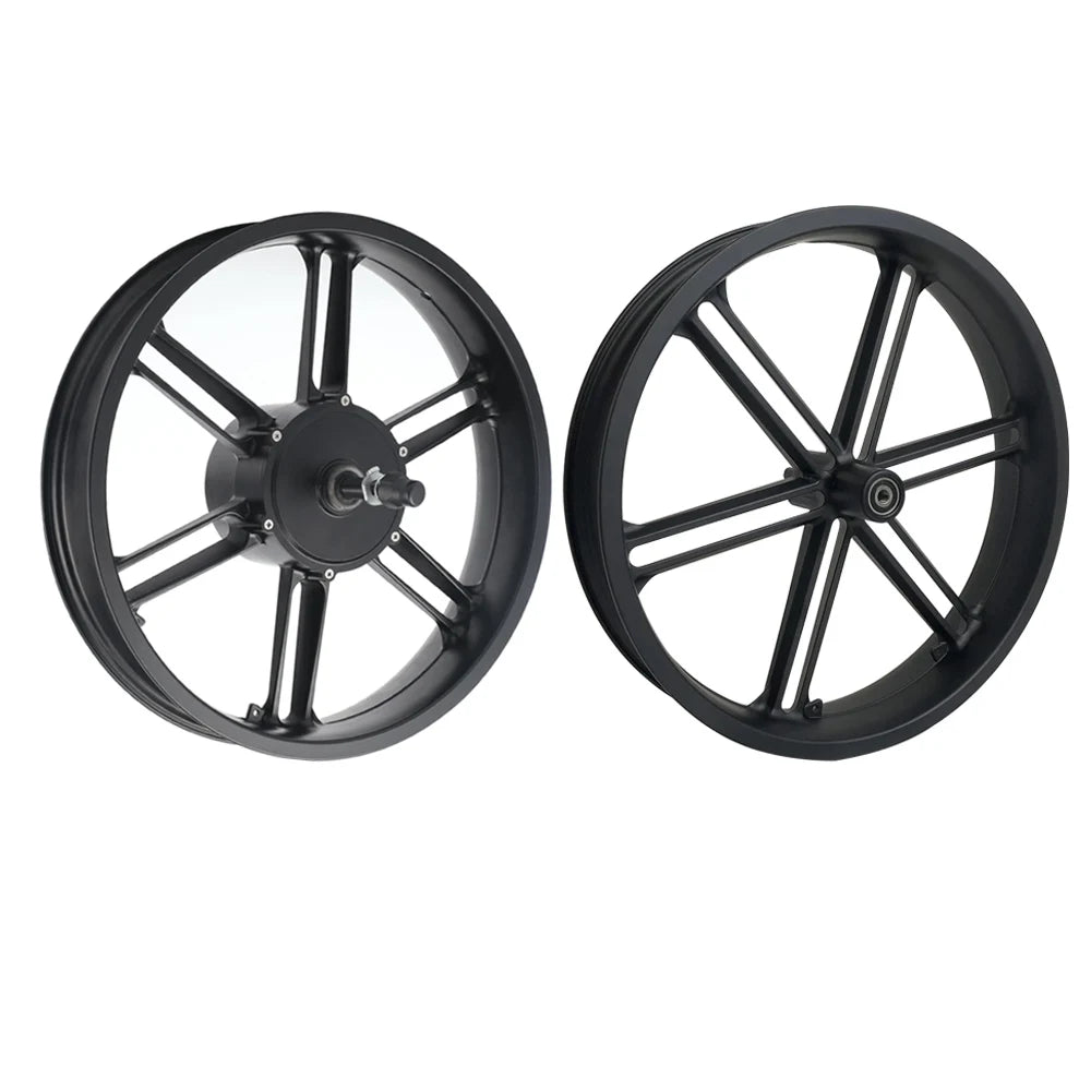 Magnesium Alloy 48V 52V 750W 1000W 20 Inch 20x4.0 Electric Bicycle Bike Ebike Brushless Geared Rear Motor and Front Wheel