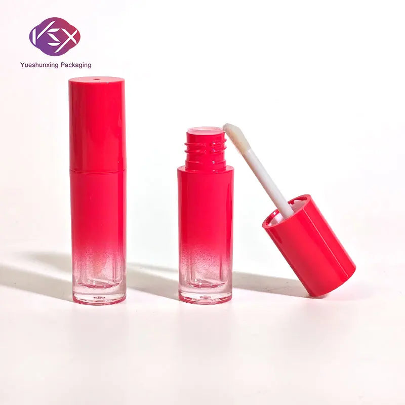 Yueshunxing 3ml Round Brown Lip Gloss Container Liptint Bottle Cosmetic Tube Lip Gloss Packaging Empty Lip Gloss Tube