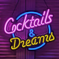 Manufacturer Fast Delivery Dropshipping Cocktails&Dreams Led Neon Letter Sign Custom Led Light logo Neon Sign Letreros Neon