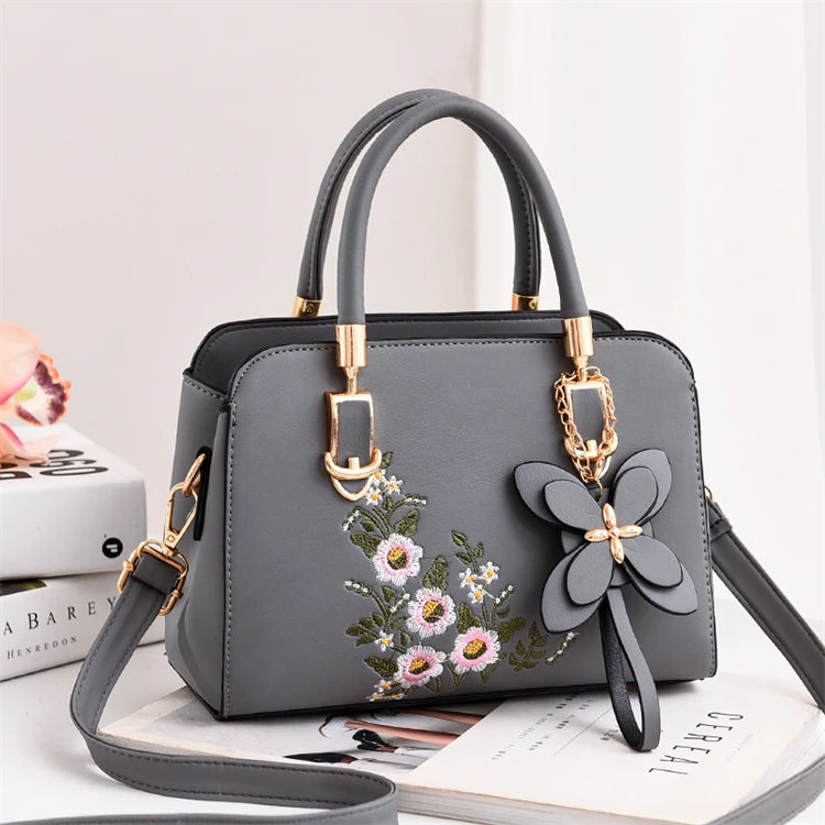 Fashionable Simple Printed Decorative Women's Shoulder Bag Crossbody Small Square Hand Bag