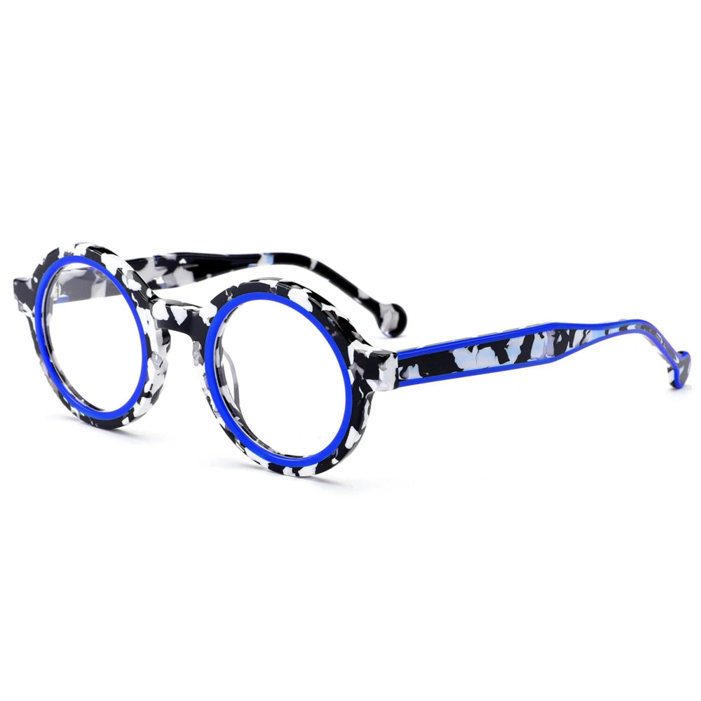 Wholesale New Fashionable Laminated Glasses Optical Acetate Eyewear Eyeglasses Eyeglass Frames