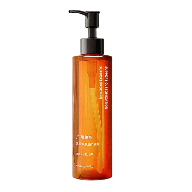180ml Brown Lotion Bottle PET Pressure Type Bayonet Makeup Remover Bottle