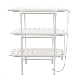 Hydroponic PVC Tube Pipeline Planting Rack Vegetable Planter