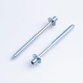 ISO Metric M8x90mm Carbon Steel Zinc Plated Double Sided Screw Double Head Ended Hanger Bolt with Washer GDTYF LS090-DD01