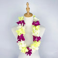 Factory Supplier Artificial Velvet Orchid Lei Hawaiian Leis Bulk for Hula Dance Beach Party KN-hl128