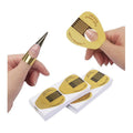 YMJR Durable Gold Nail Art Forms Stickers Extension Roll of 500 Pcs Thick Paper with Numbers Marked