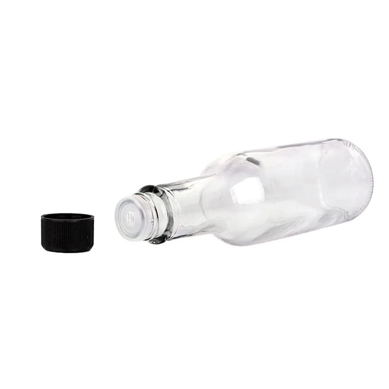 Black CT Polypropylene Ribbed Side Plastic Bottle Cap 24/410 24 410 Screw Cap 24mm With Reducer for Wozzy Bottles