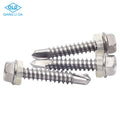 China Metal Building Roof Tek Stainless Zinc Plated Hex Head Self Tapping Screws Metric DIN Standard