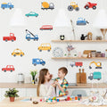 Car Cartoon PVC Wall Stickers Cute Kindergarten Children's Room Decoration Home Decoration Bedroom Stickers