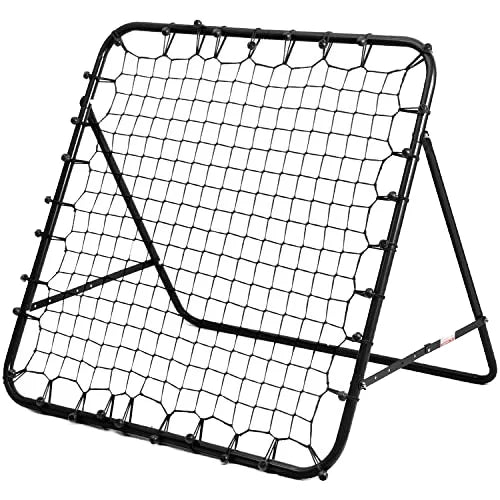 Adjustable Foldable Rebounder Net for Soccer Ball Training in Backyard or Beach Football Training Equipment