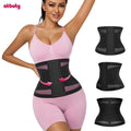 Lightweight Seamless Body Shaper with Tummy Control Double-Layered Crisscross Fabric Breathable Mesh Waist Trainer