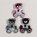2024 Original Design Hip Hop Cool Sunglasses Strawberry Bear Teddy Bear Cute Toy Acetate Splicing Custom Acrylic Brooch Gift