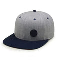 Customized Two Tone Fashion Men Women Snap Back Rubber Patch Logo Ball Caps Snapback Hat