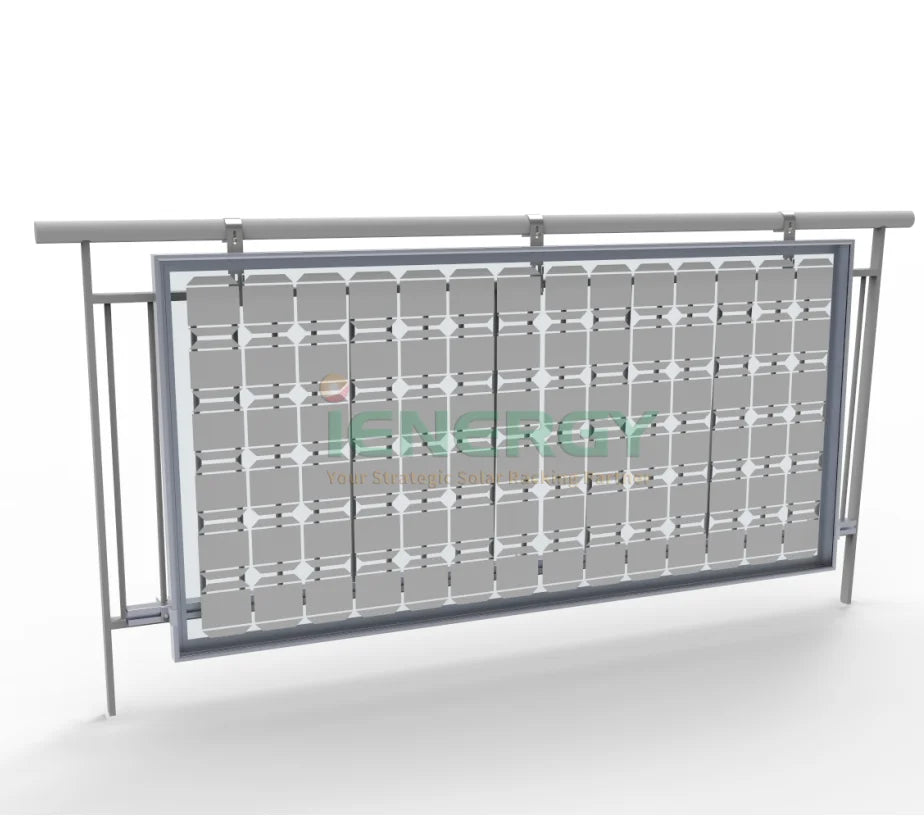 Vertical Balcony Mini PV System Mounting System Solar Panel Bracket Mount Solar Wall Mounting Panel Holder