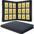 Supplier Custom Premium 9 Pockets Card Album Top Loader Binder PU Leather Zipper Binder Toploader Binders