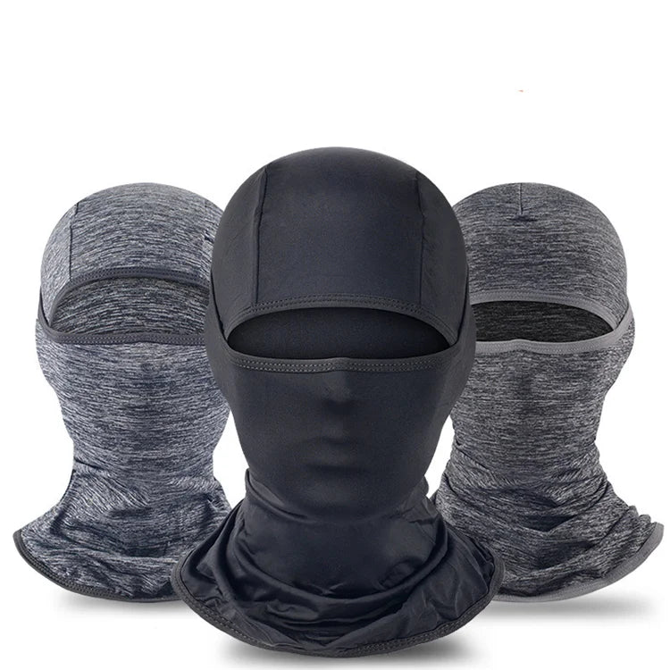 Free Shipping Black Balaclava Embroidered Logo Waterproof Full Face+Mask Outdoor Sports Fishing Winter Summer Motorcycle Ski Use