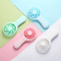 Handheld Electric Fan Portable Hand Held Mini Fan USB Electric Rechargeable Fan Heater for Lash Extension Drying