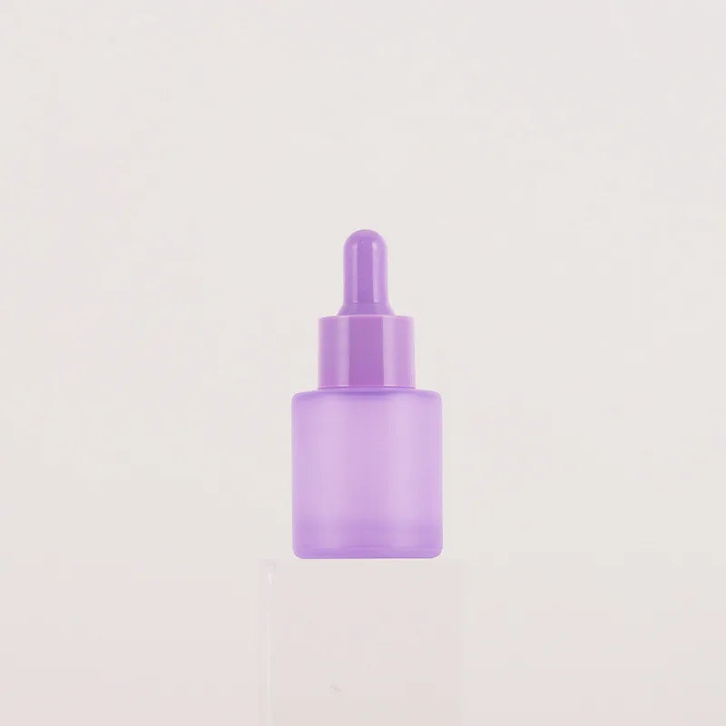 Wholesale 20ml Flat Shoulder Glass Dropper Bottle 30 Ml Frosted Glass Essential Oil Bottle With Dropper