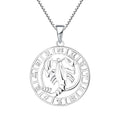 Custom Sterling Silver Astrology Cancer Necklace S925 and Sign of  Zodiac Necklace Religious Jewelry