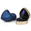 2023 Luxury LED Light Jewelry Box New Product for Ring and Necklace Packaging Elegant LED Jewelry Box Packaging