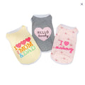 Wholesale Pet Products Cute Printed Small Cooling Pet Cat Dog Summer Clothes Vest for Dogs