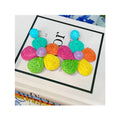 Customized New Fashion Jewelry Raffia Flower Multicolor Personalized Earrings for Women
