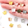 100pcs/bag butterfly Charms for Bracelets Necklace Pendant DIY Handmade Jewelry Making Accessories 13*12mm D2134