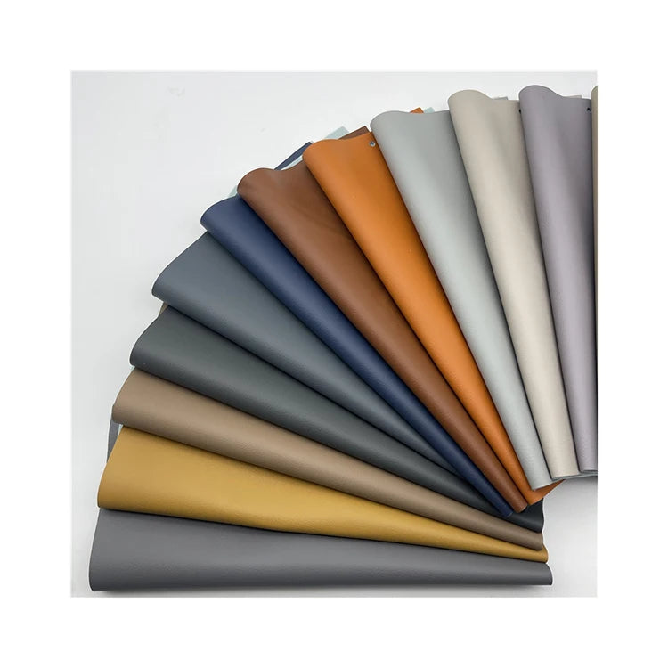 Fine Embossed PU Water-Based Silicone Leather Upholstery Stain Resistance for Bags & Outdoor Use