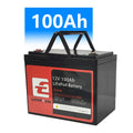 Lifepo4 Battery 12v 100ah 200Ah Lithium Iron Phosphate Battery Pack With LCD Charger for RV Golf Cart Solar System