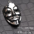 Titanium Steel Chain Hip Hop Necklace Male Fashion Brand Street Personality Pendant Bungee DIY Sweater Chain Accessory Pendant