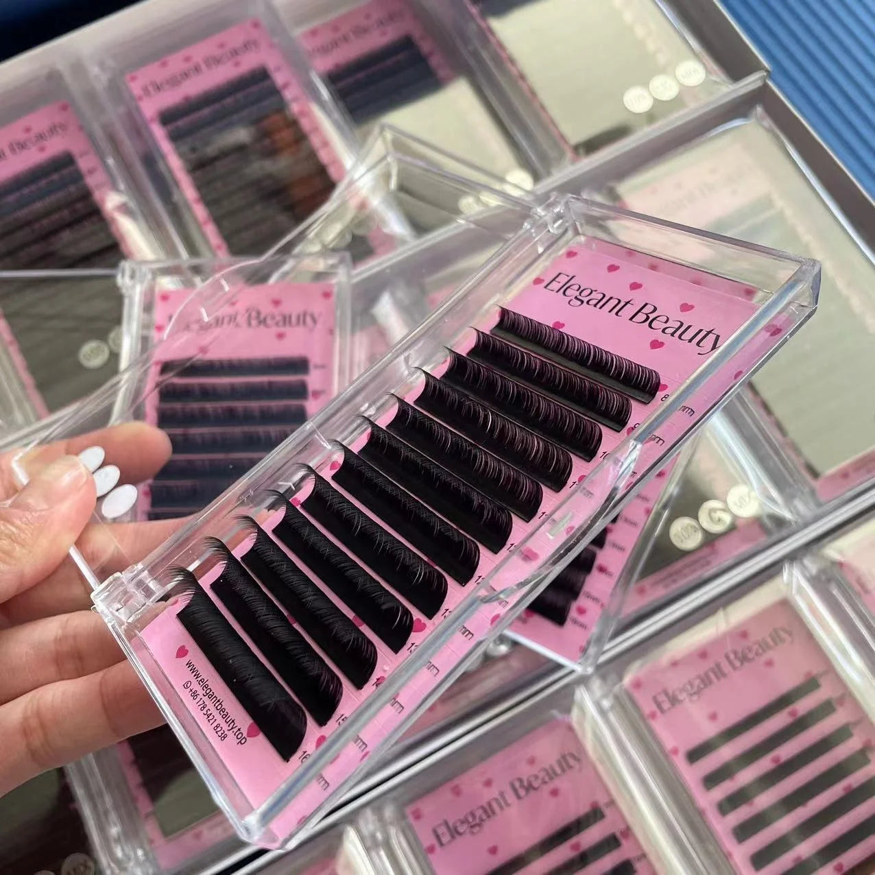 Online Shop Individual Eyelash Extension Handmade Premium Beautiful Eyelash Extension Supplier