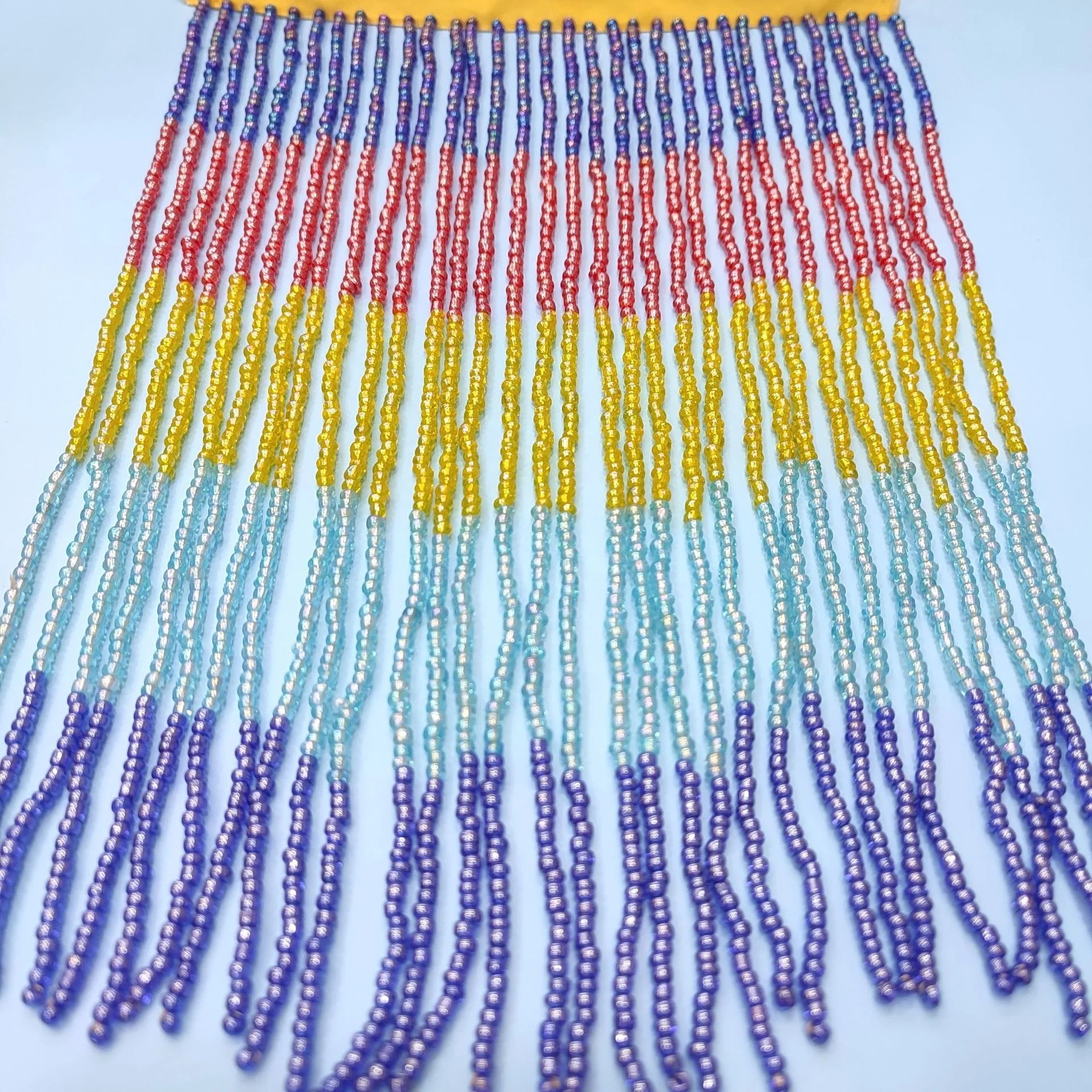 G033 Hot Selling Rhinestone Applique Bead Tassel Fringe Trim Rhinestone Tassel for Dress