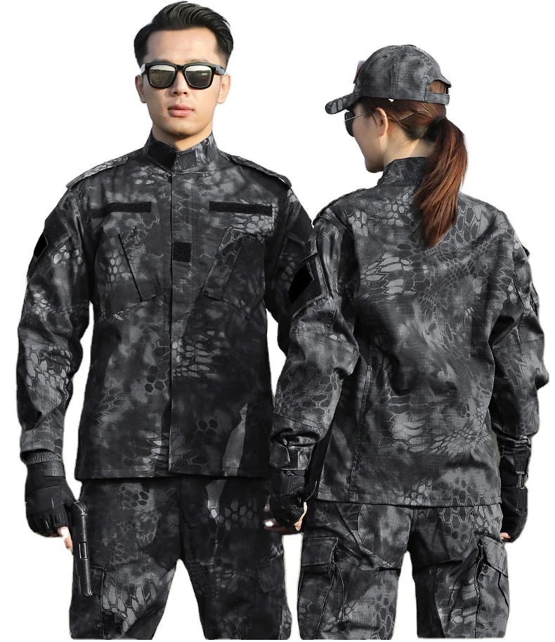 Outdoor Tactical Combat Maple Leaves Camouflage Waterproof Windproof Jacket