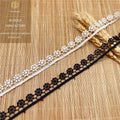 Water-soluble Lace Embroidery Garment Accessory Hollow Circle Lace Trim 100% Polyester Lace Decoration MegaBDM