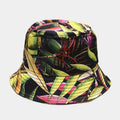 Colorful Girls Reversible Funny Woman Flower Double Sided Bucket Hat Manufacturer