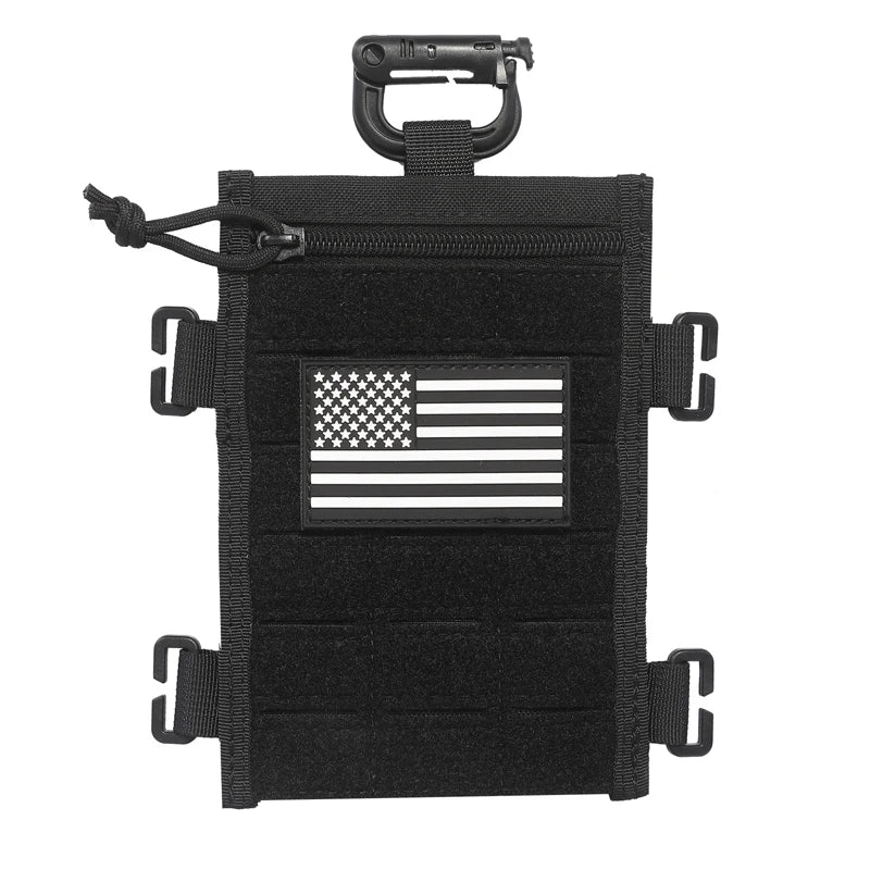 Tactical Molle Pouch Tactical Pouch Molle Panel Patch with Laser Cutting Loop
