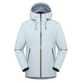 Unisex Outdoor 3L Windbreaker Hoodies High Performance Spring Autumn Jacket With Zip Closure Hard Shell Windproof Waterproof