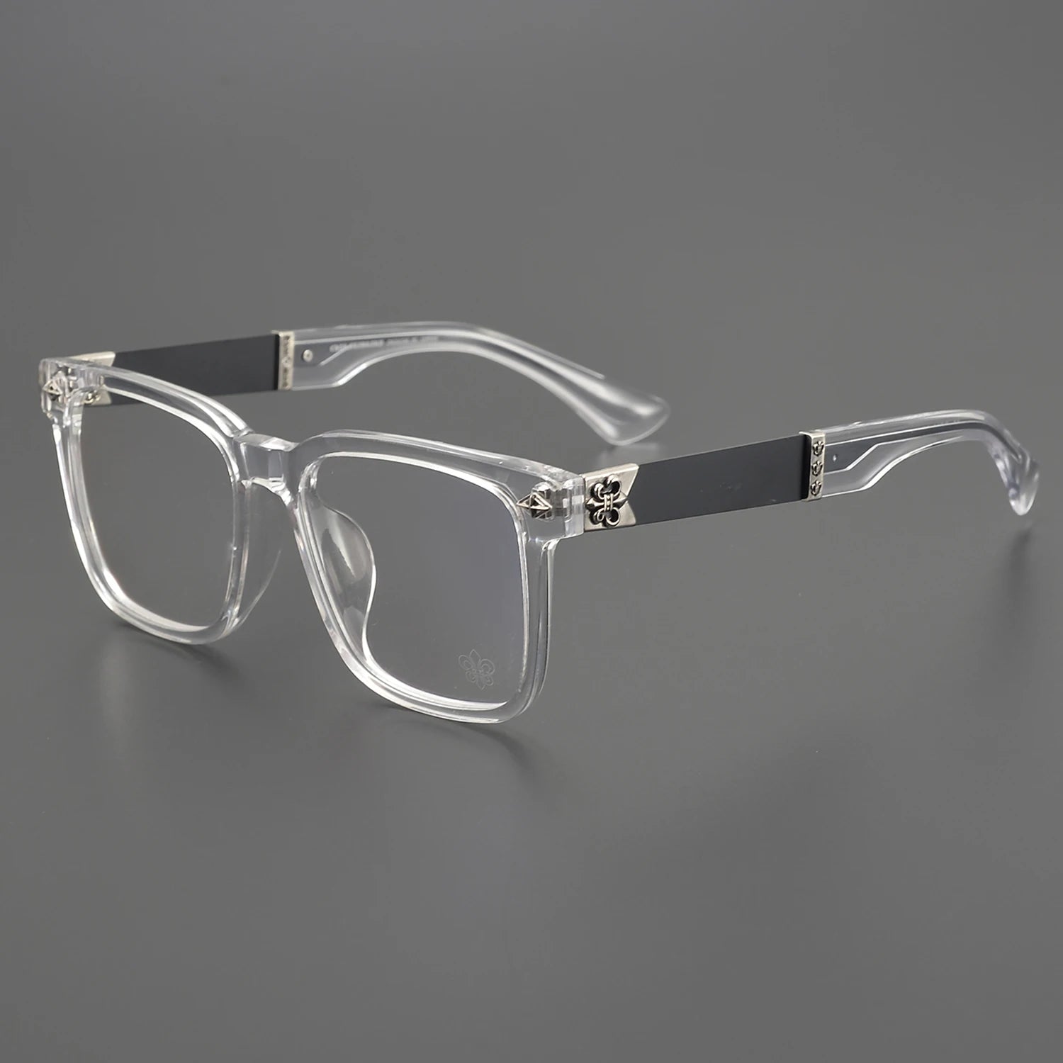 CH8164 Grey Tortoiseshell Black Personalized Thick Frame Acetate Large Frame Suitable for Large Face Prescription Glasses Frame